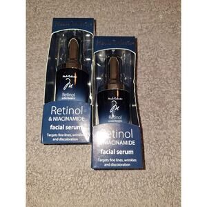 Merle Roberts‎ Retinol & Niacinamide Facial Serum 2 Pack 1 oz - New In Box